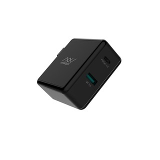 SẠC NHANH INNOSTYLE GOMAX PD 49.5W (1*USB-C PD & 1*USB A QC3.0 18W ) BLACK