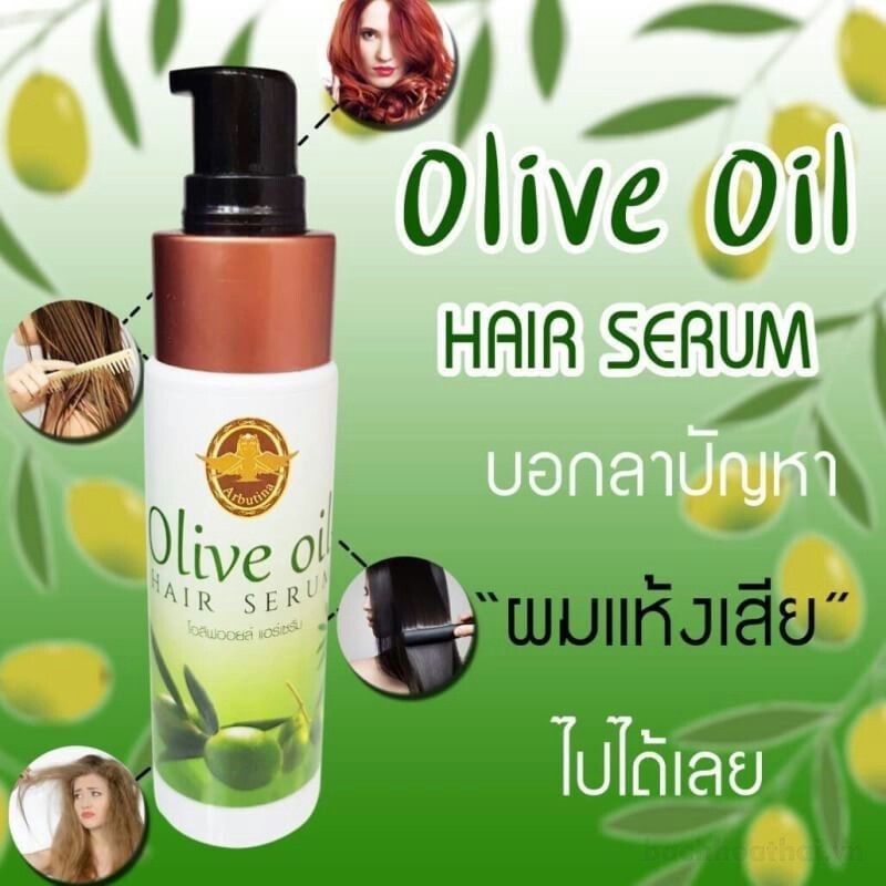 Hot Dầu dưỡng ṫóc Olive Oil Hair Serum Thái Lan