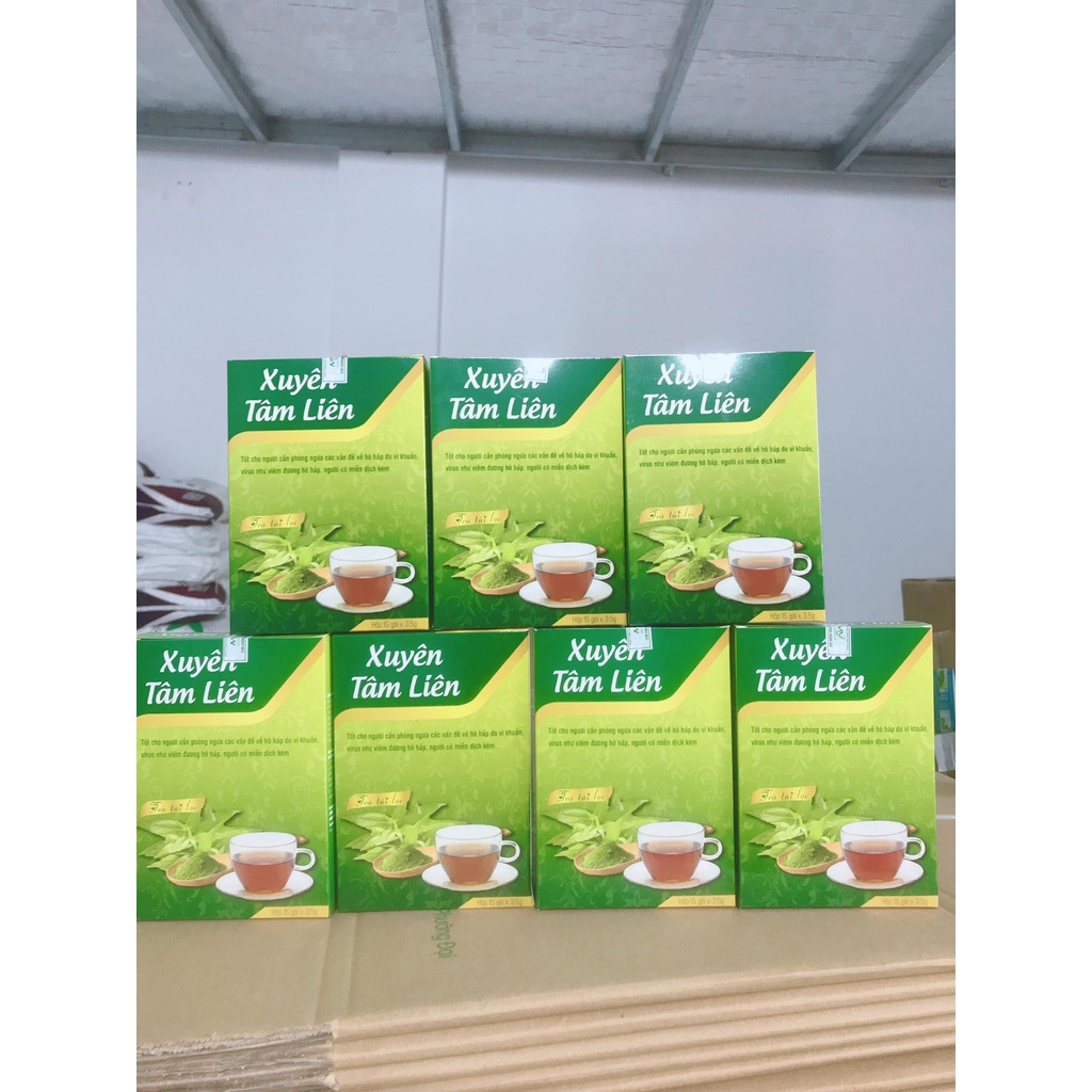 TRÀ XUYÊN TÂM LIÊN TÚI LỌC ( hộp 15 túi )