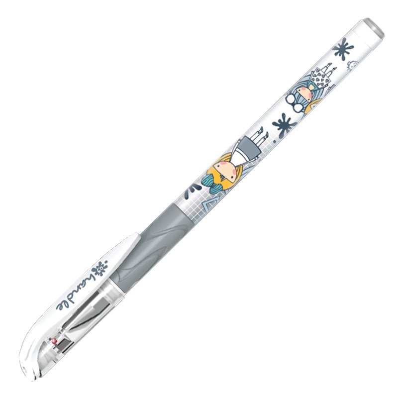 Bút Gel Điểm 10 TP-GEL01. Viết mực nước 3 màu xanh/ tím/ đen. Đầu bi 0.5mm.