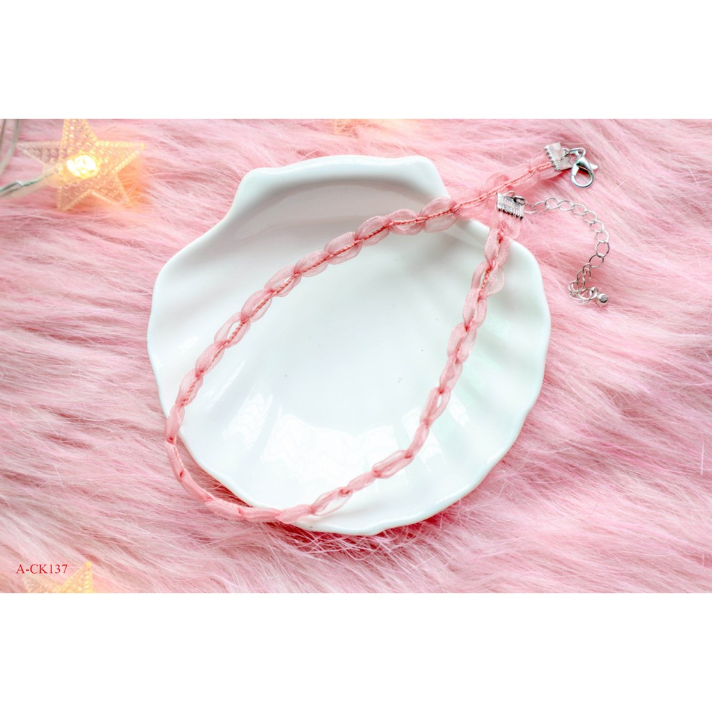 Choker hồng nhạt dễ thương gợi cảm A-ck137-138 Maycorner