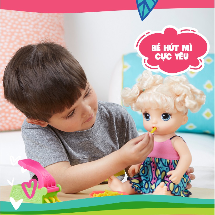 Baby Alive bé cưng thích ăn mì thương hiệu Hasbro Mỹ