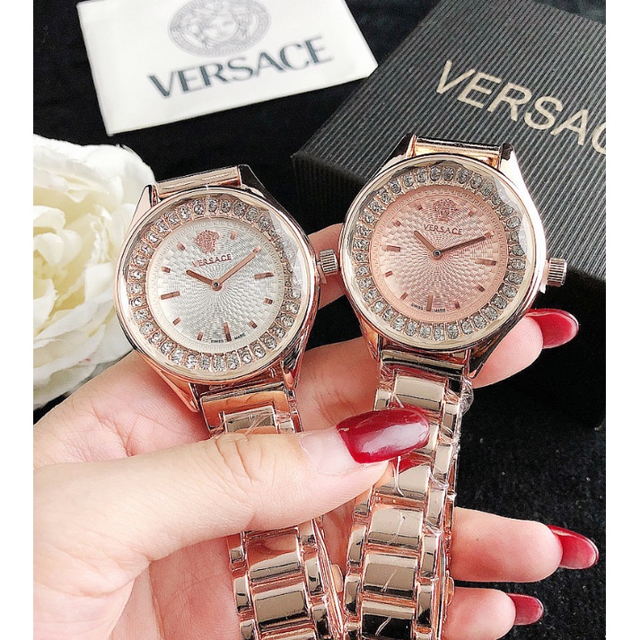 Đồng Hồ Thời Trang Đính Kim Cương Gypsophila Sang Trọng Cho Nữ