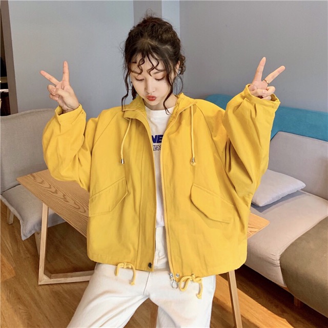 [ SALE OFF ] Áo KHOÁC KAKI NỮ siêu cute 2020