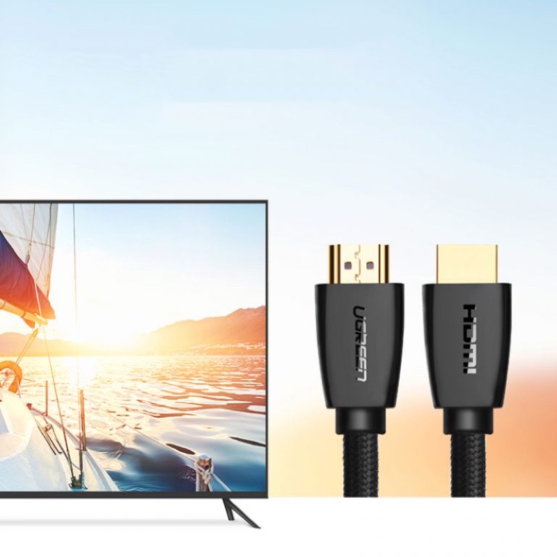 Cáp HDMI 2.0 bọc lưới dài 10M hỗ trợ 3D 4K Ugreen 40414