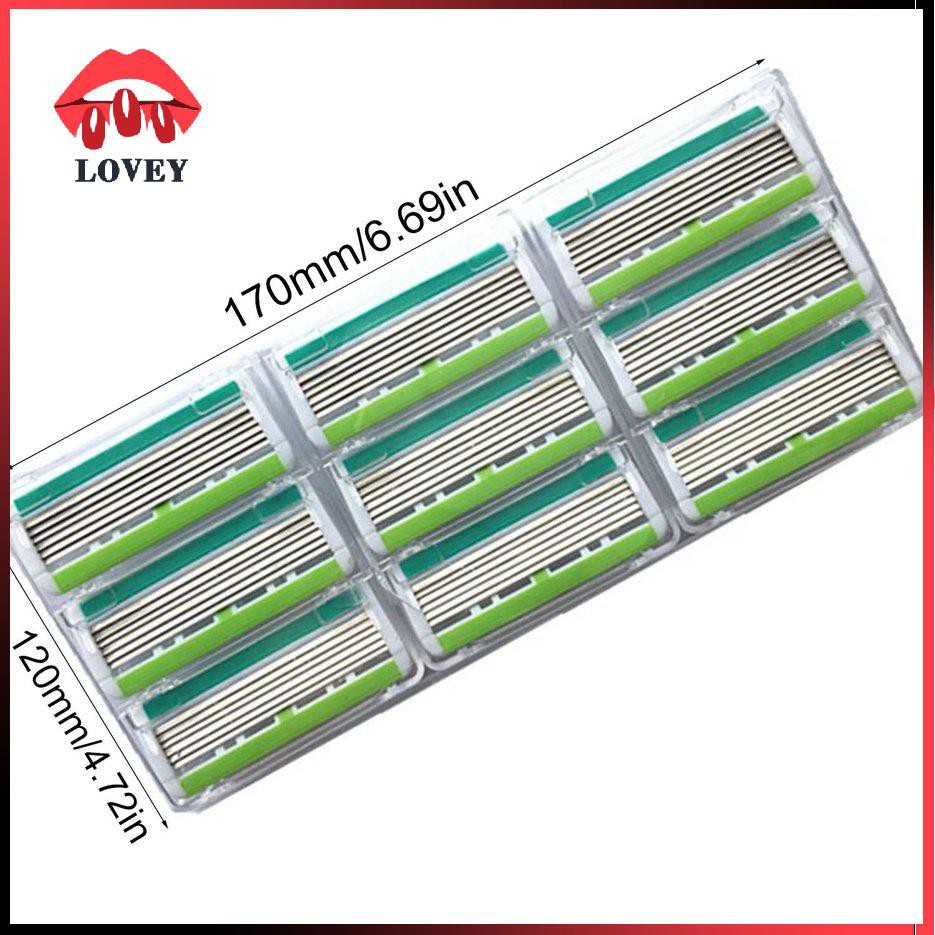 [Hàng mới về] Dao Cạo Lông 6 Lớp Bằng Thép Không Gỉ Tiện Dụng Cho Nữ