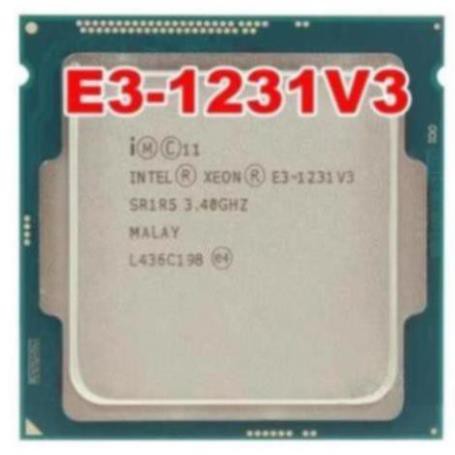 Bộ vi xử lý intel Xeon E3 1231 V3 3.4GHz / 8MB / Socket 1150 (Haswell) mạnh ngang i7 4770