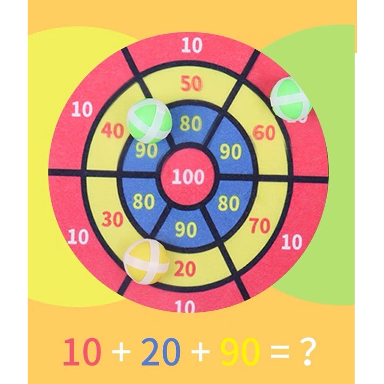 Đồ Chơi Phi Tiêu Bóng Dính Treo Tường Cho Bé Rèn Luyện Khéo Léo Phản Xạ Độ Chính Xác - DC242