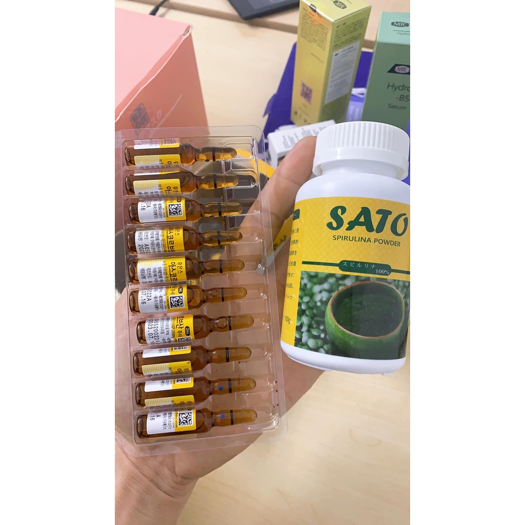 Tảo sato trắng sáng da - SPAMALL