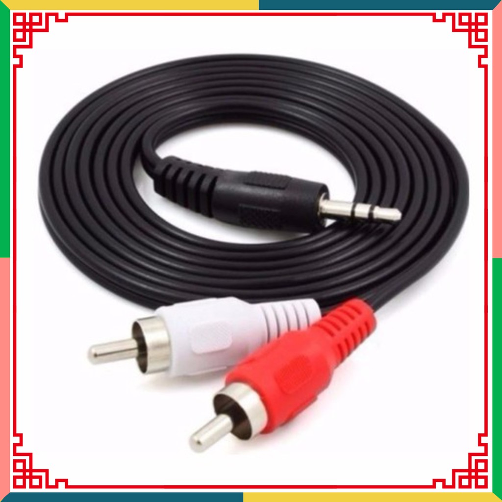 cáp 2 đầu bông sen ra 3.5