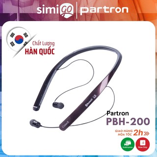 Tai Nghe Bluetooth Partron PBH-200 inear không dây nghe nhạc chơi game 2 mic đàm thoại họp trực tuyến