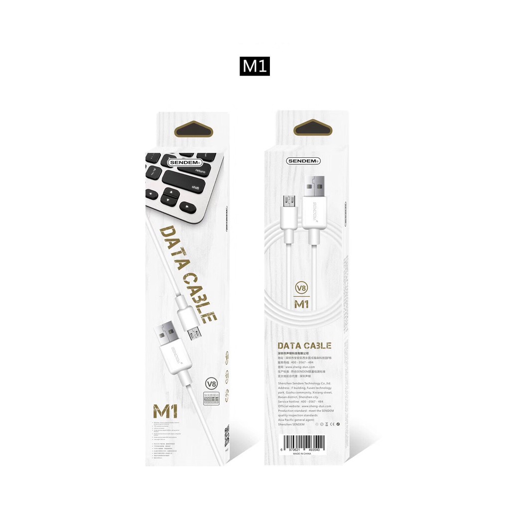 Cáp Sạc Sendem, BYZ Micro Usb Dài 1m Chính Hãng - MrPhukien