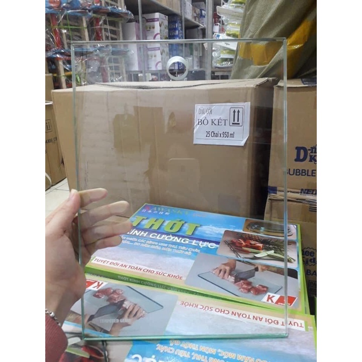 Thớt Kính Cường Lực Nhật Bản Kawasaky Loại Dày 12 Ly An Toàn Cho Sức Khỏe , Cực Bền
