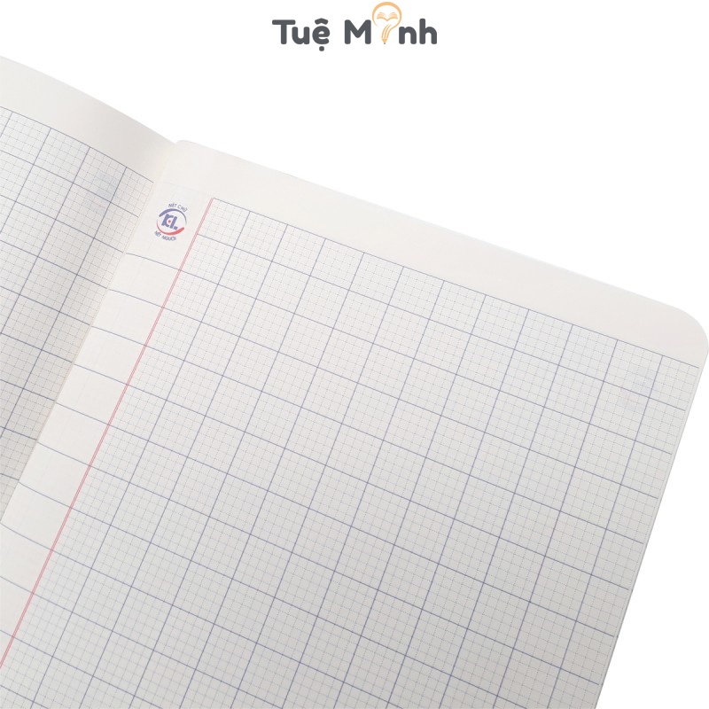 Vở ô ly 200 trang Klong B5 ghim bấm SchoolLine MS 047 tập sổ ô ly viết bài VPP Tuệ Minh