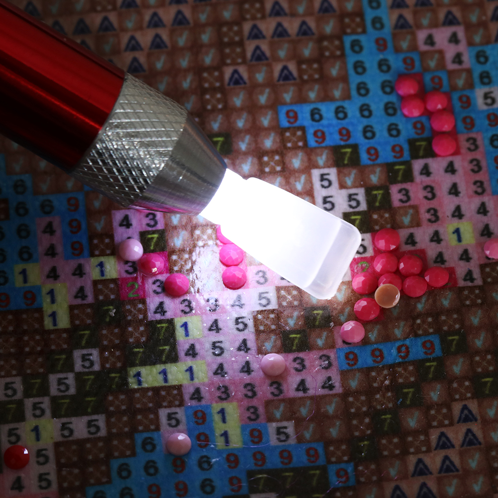 Bộ 7 Bút Làm Tranh Đính Đá 5D DIY Đa Màu Sắc