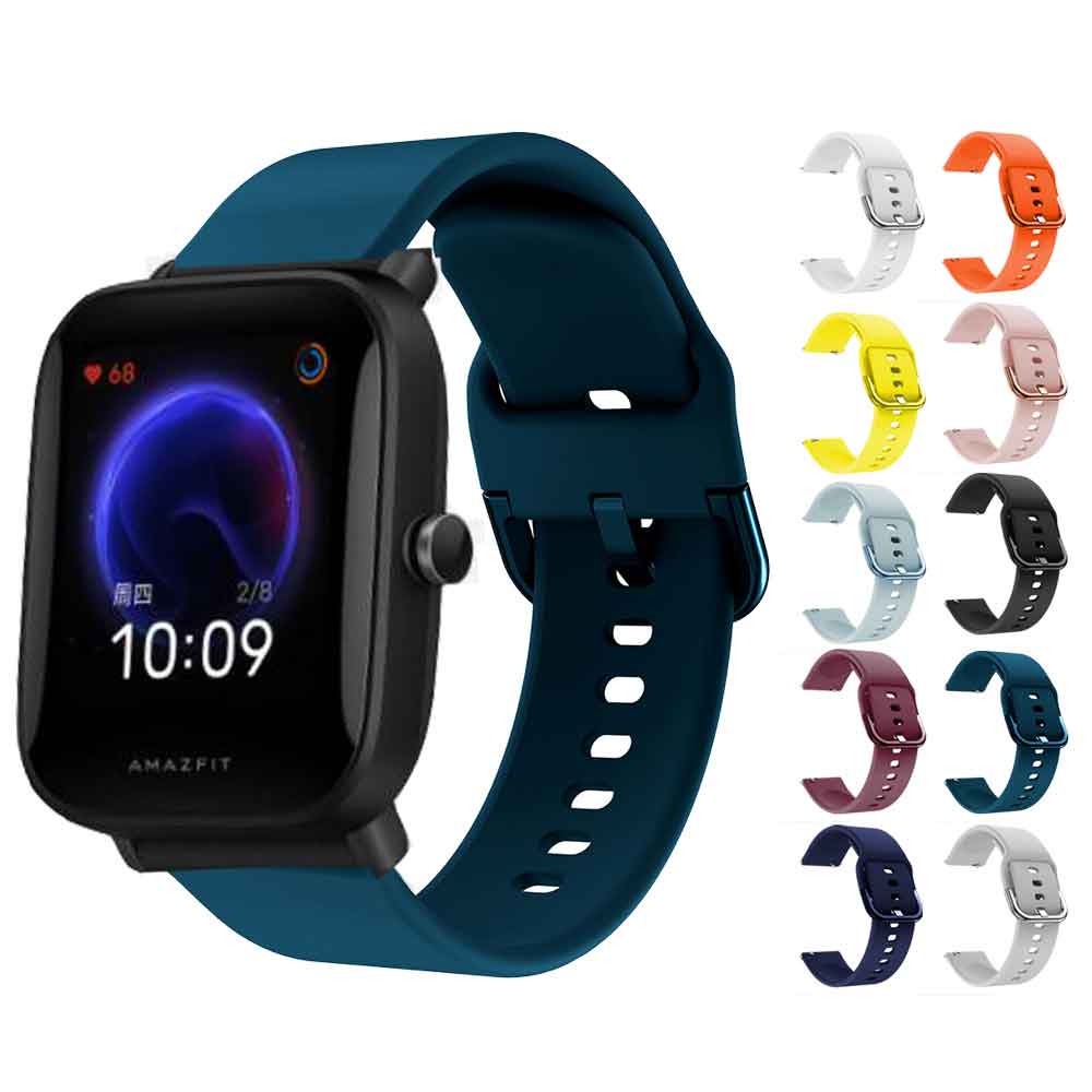 Dây đeo silicon 20mm thích hợp cho đồng hồ thông minh Xiaomi Huami Amazfit Pop/Bip U/Bip S/Bip Lite Amazfit GTS 3/GTS 2e