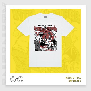INFINITY - Áo thun Lucifer Deal Mèo thần địa ngục