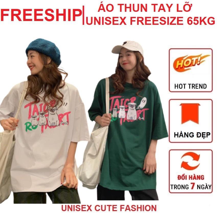 Áo thun tay lỡ CHÓ PULL nam nữ, áo phông form rộng Unisex phong cách Ulzzang, chất cotton siêu đẹp