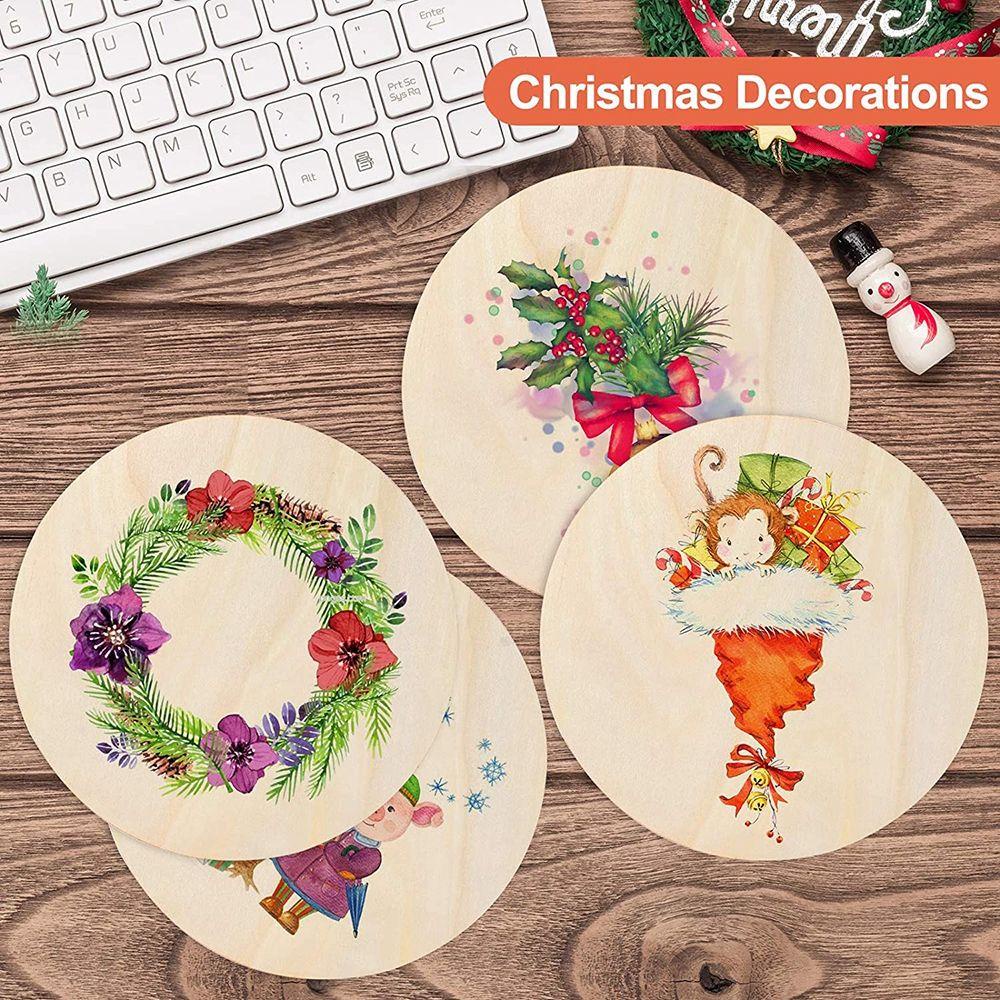 Lát Gỗ Chưa Hoàn Thiện 1cm - 10cm Trang Trí Sinh Nhật / Đám Cưới DIY