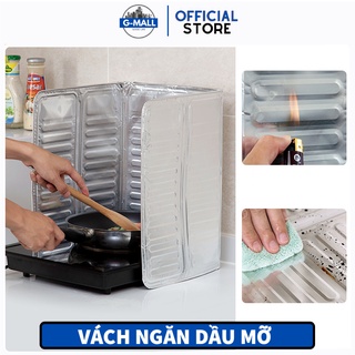 2 vách ngăn dầu mỡ nhà bếp - tấm chắn dầu mỡ bắn té bẩn tường chịu nhiệt cao