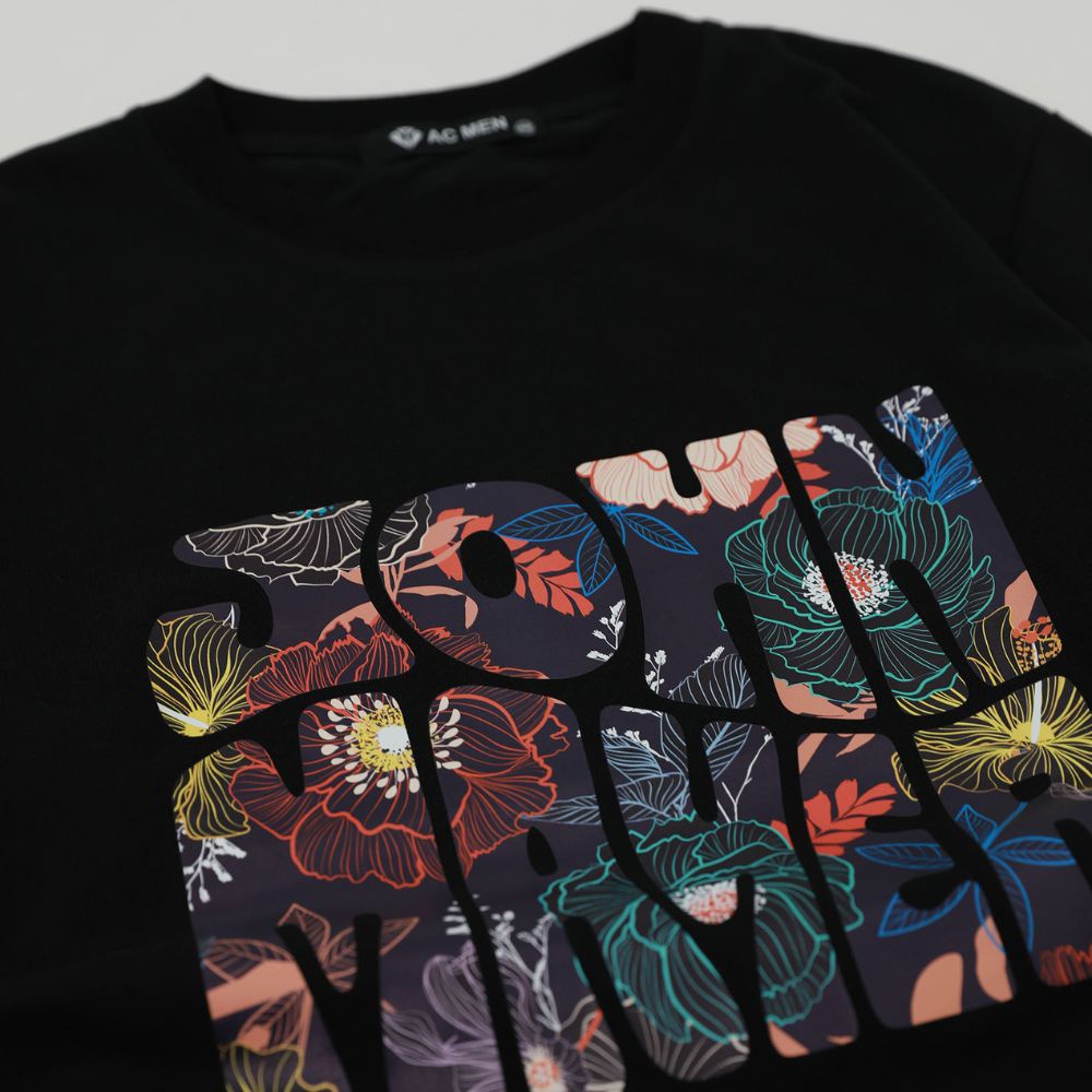 Áo phông nam unisex Áo thun unisex AC MEN basic TEE phom rộng tay lỡ dành cho nam