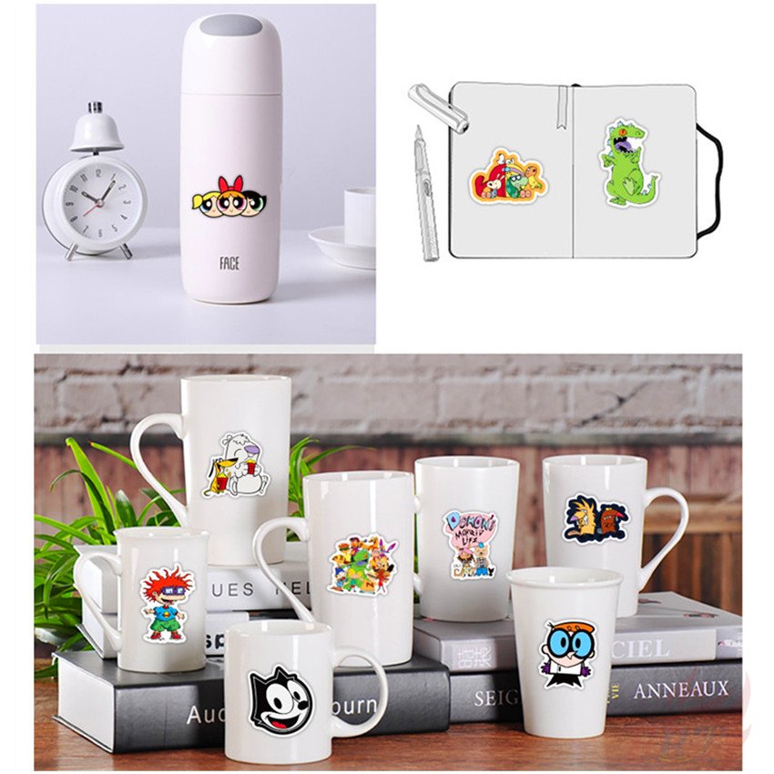 ❉ Mixed Classical Anime Comics Games Series 01 - 90s 00s Memory Cartoon Character Stickers ❉ 50Pcs/Set DIY Fashion Luggage Laptop Skateboard Decals Doodle Stickers