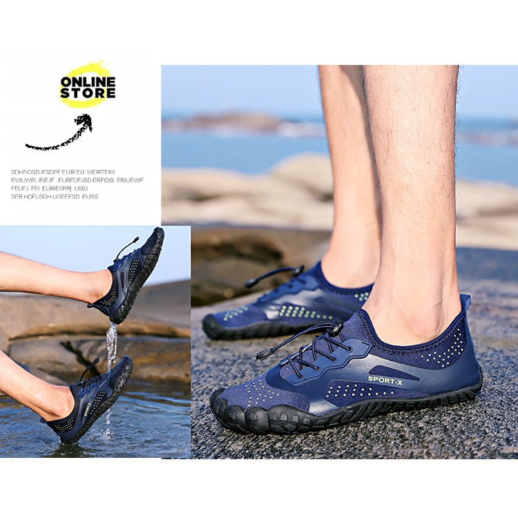 Giày đi rừng, đi bơi, treaking SportX có dây buộc giày thêm phần chắc chắn, thoát nước nhanh