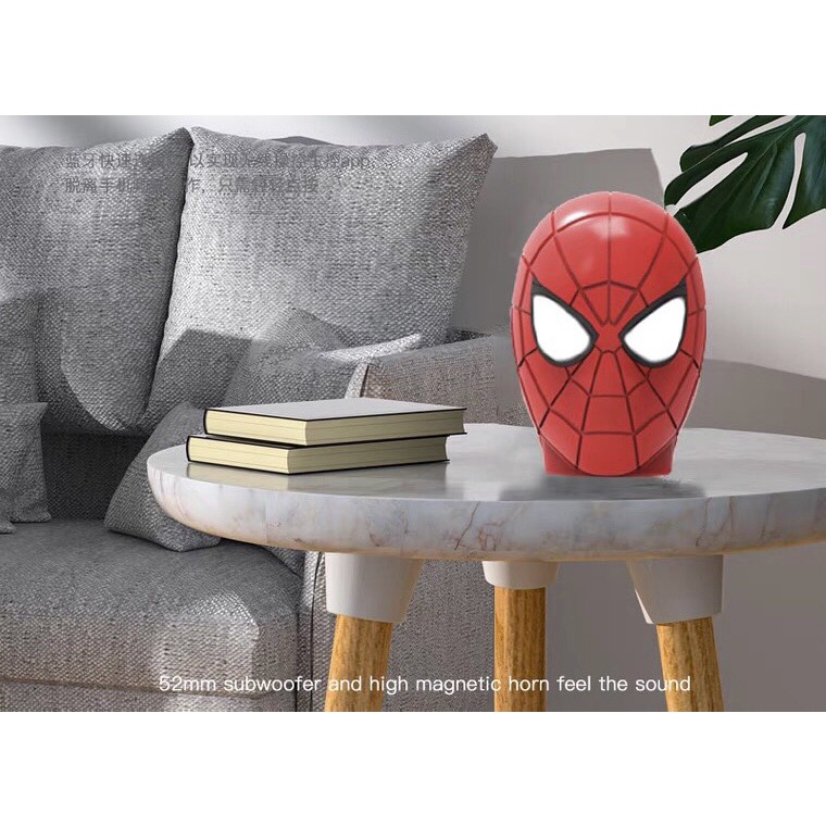 Loa bluetooth Spider Man âm thanh siêu khủng kèm dây sạc cao cấp
