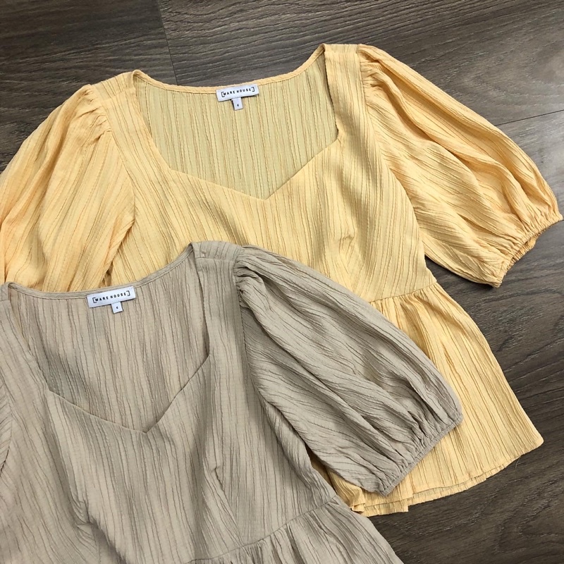 Áo babydoll thô nhún