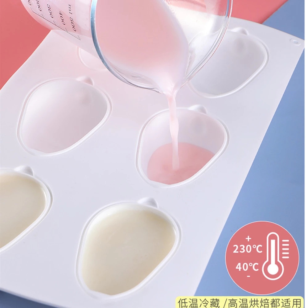 Khuôn Silicone Làm Bánh Hình Thỏ 3D Chống Dính Tiện Dụng