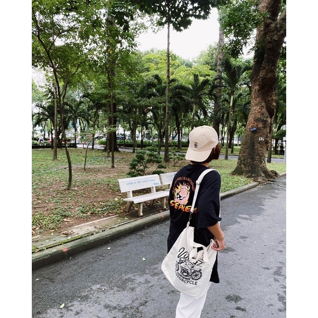 TÚI VẢI BỐ MOTORCYCLE VINTAGE BAG