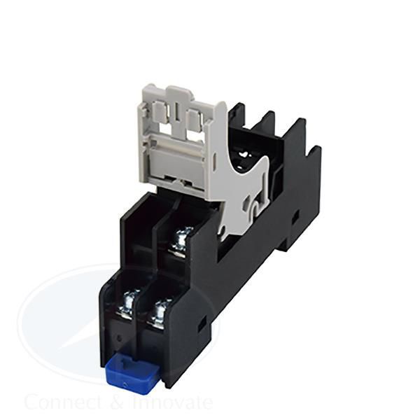 Relay  Idec RJ1S 12A, 5 chân dẹp, có đèn