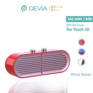 Loa không dây bluetooth DEVIA Wind series nghe nhạc 5h liên tục, có mic hỗ trợ cuộc gọi hàng chính hãng bảo hành 1 năm