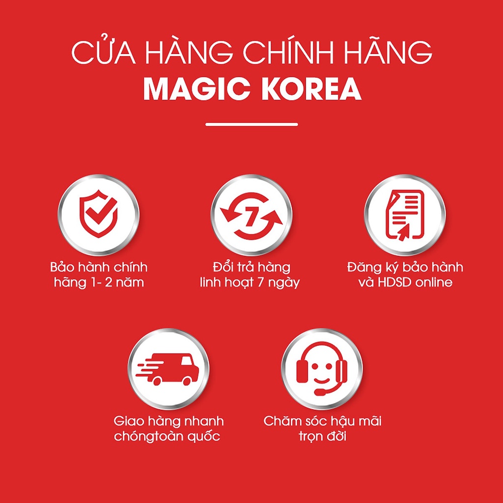 Máy hấp thực phẩm Magic Korea A64 - Chính hãng