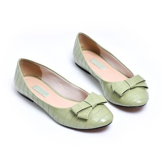 Giày búp bê vân rắn Merly 1294