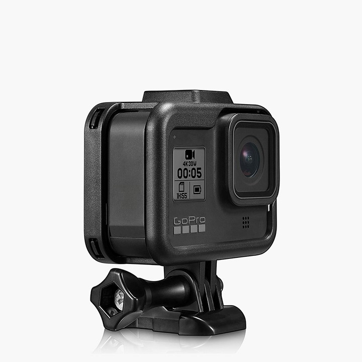 Khung bảo vệ GoPro 8 tích hợp khe gắn LED MIC