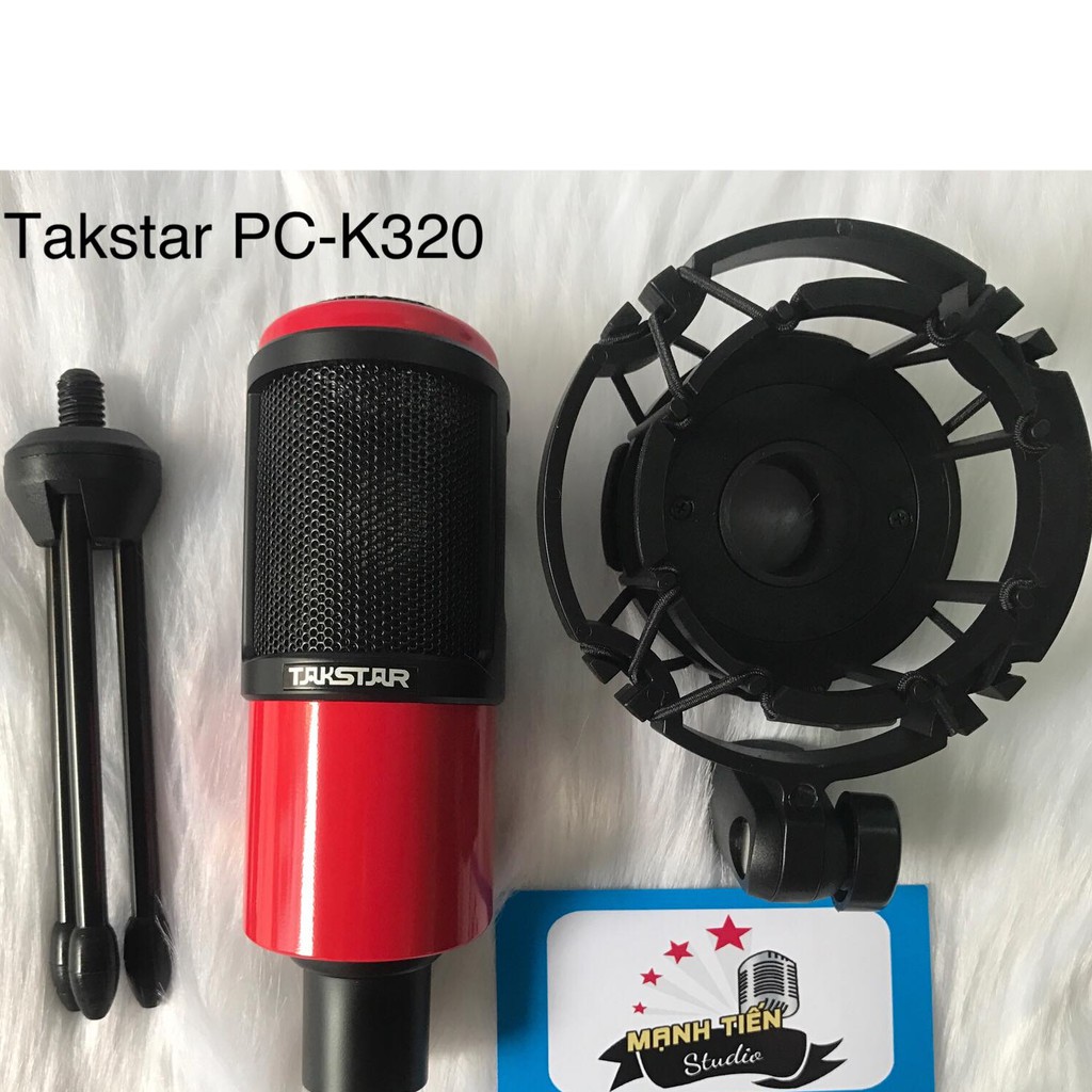 [KÈM VIDEO HÌNH THẬT SẢN PHẨM] Mic thu âm Takstar PC-K320 hát karaoke, thu âm, livestream, bảo hành 12 tháng bắt âm tốt