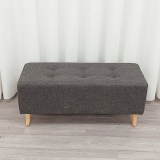 Ghế Đôn Chân Gỗ Chờ Dài Thích Hợp Decor Spa Màu Sắc Trẻ Trung Thương Hiệu IGA - GC10