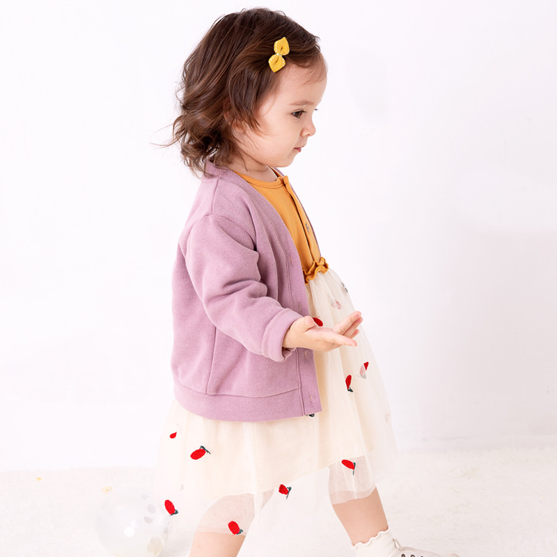 Áo Khoác Bóng Chày Dài Tay Cho Bé Trai Và Bé Gái