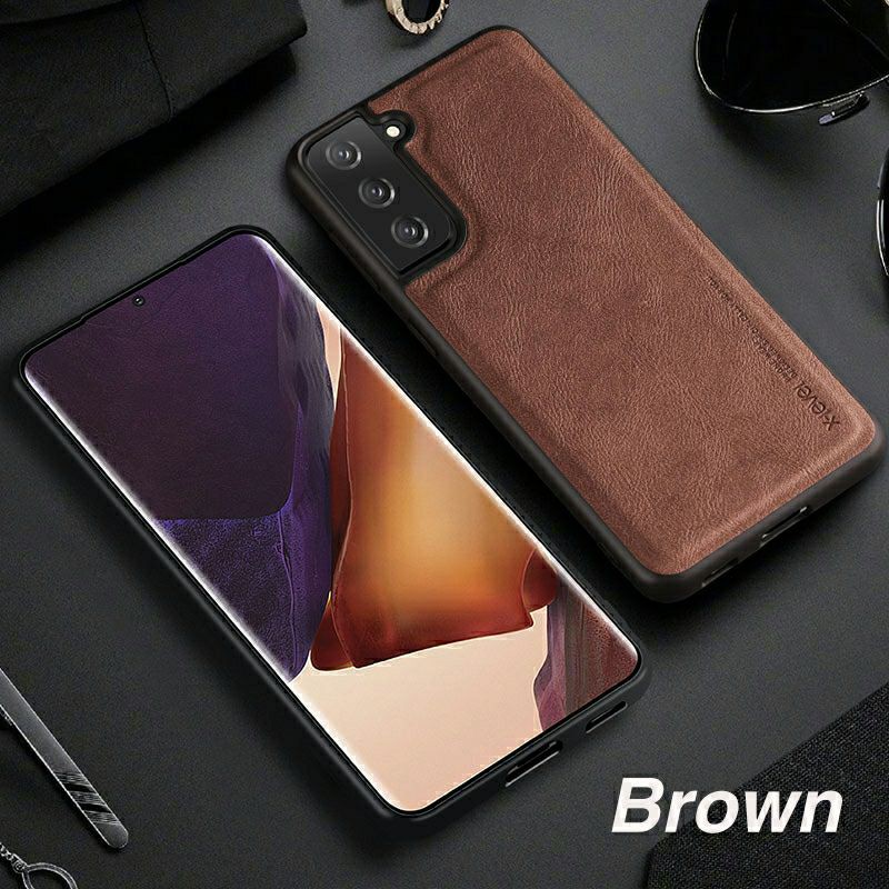 Samsung S23, S22, S20FE, S21 fe, S21, S21 Plus S21 ULTRA_Ốp lưng X-Level da viền dẻo chống sốc siêu đẹp