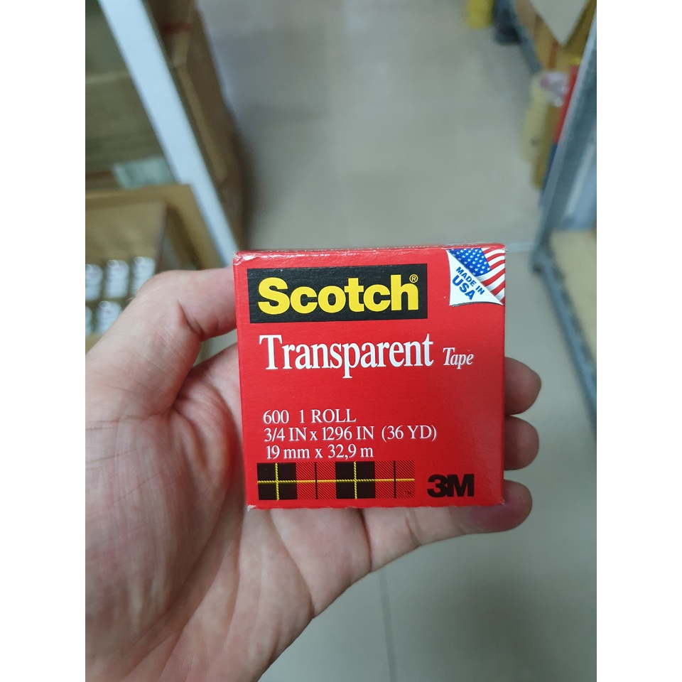 Băng keo test mực, test sơn 3M Scotch 600
