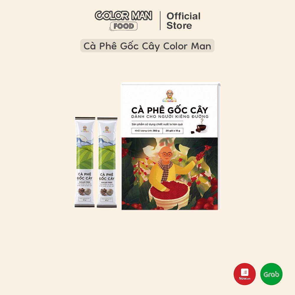 [DATE 05/09/2023] Cà Phê Gốc Cây Color Man Hộp 20 Gói