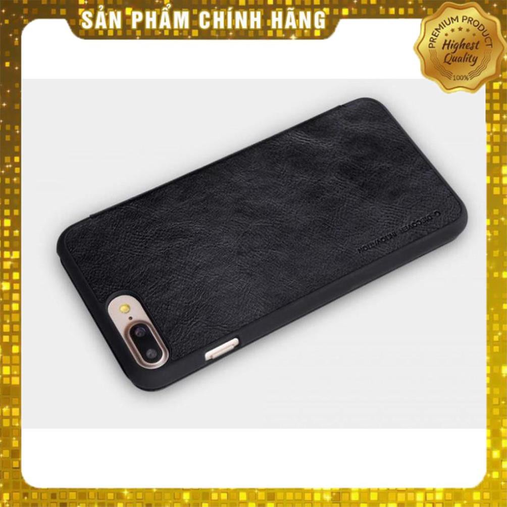 Bao da da thật chính hãng Nillkin Qin cho iPhone 7 Plus / iPhone 8 Plus sang trọng cao cấp có ngăn đựng thẻ