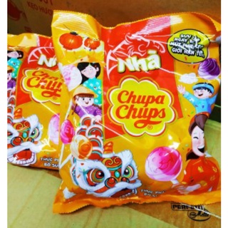 [Có sỉ thùng/18bich] Bịch 60 Que Kẹo Mút Chupa Chups