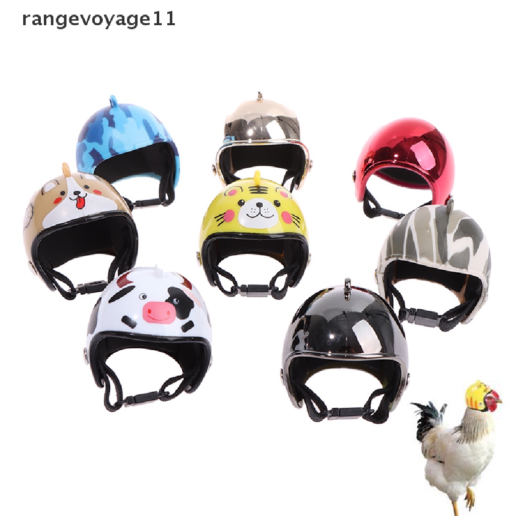 1 Mũ Bảo Hiểm Hình Gà / Vịt Vàng Cứng Đội Đầu Cho Thú Cưng