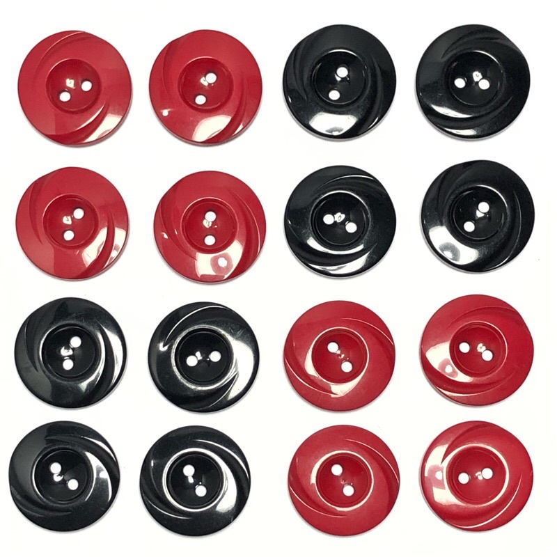 5 cái - Nút Áo cỡ lớn 30mm nhựa tốt bóng đẹp, họa tiết ấn tượng dùng trong thời trang: áo khoác, đầm, quần… sp handmade