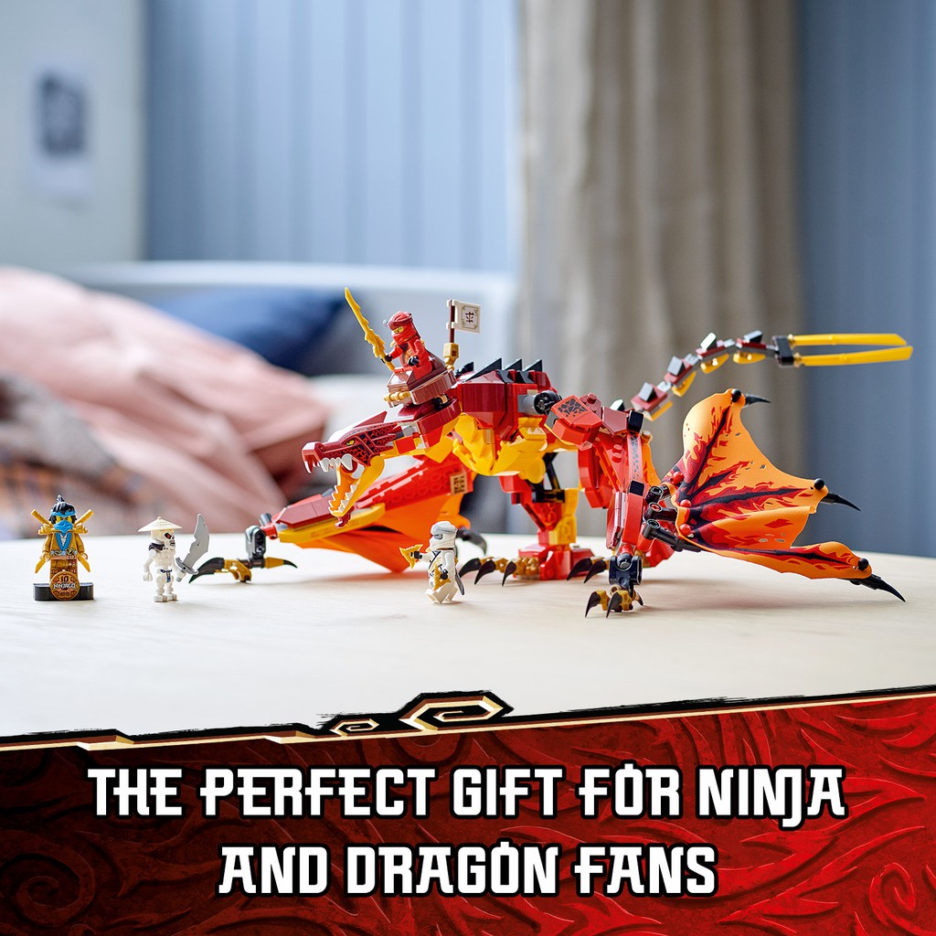 LEGO Ninjago 71753 Rồng phun lửa của Kai (563 chi tiết)