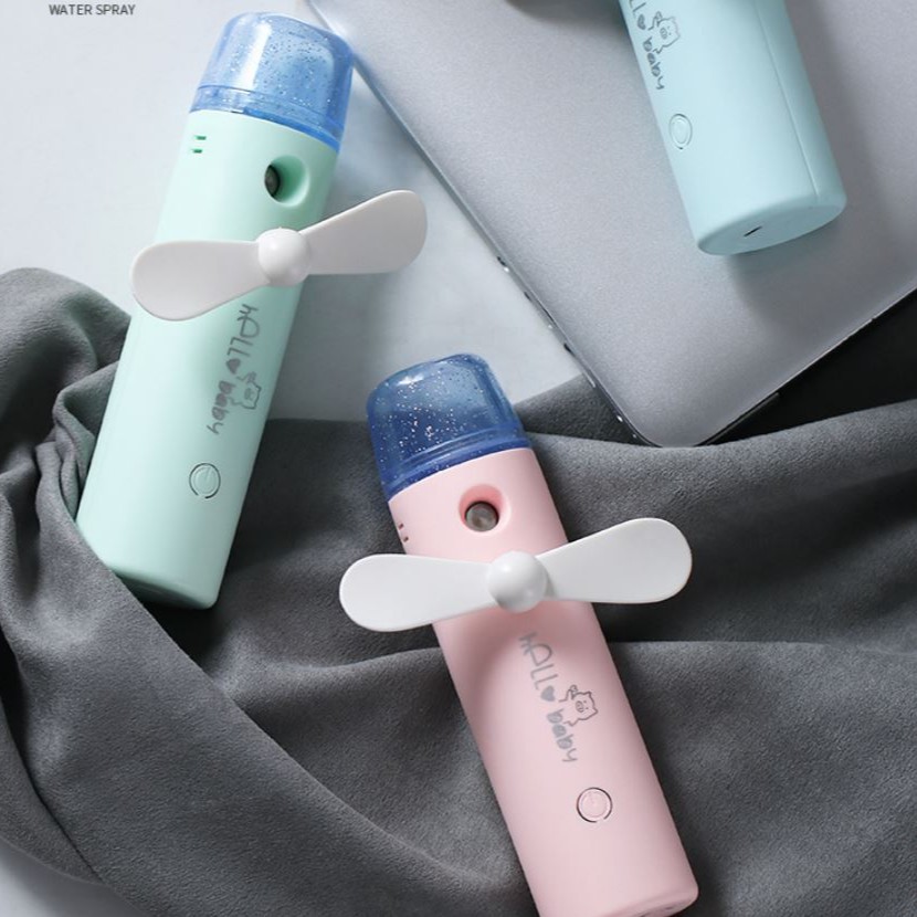 Quạt hơi nước phun sương cầm tay One-Click BS-808