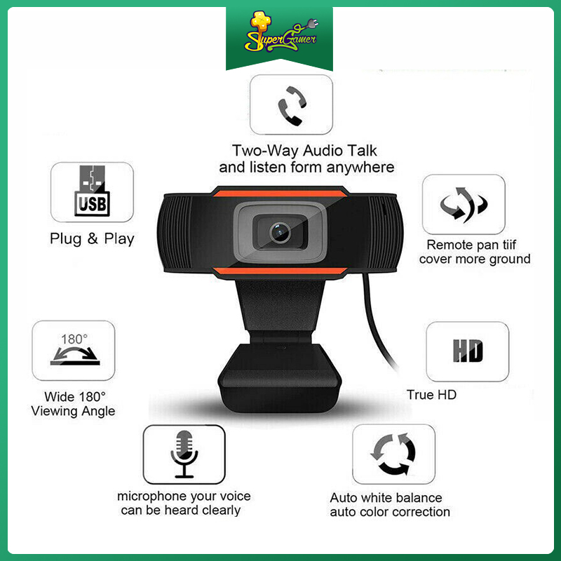 Webcam 480P 720P1080P (SD) Tích Hợp Micro Cho Máy Tính