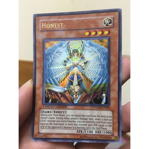 Thẻ bài yugioh Honest